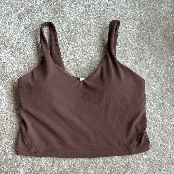 lululemon athletica Other - LULULEMON Align Tank Bra Brown Size 10